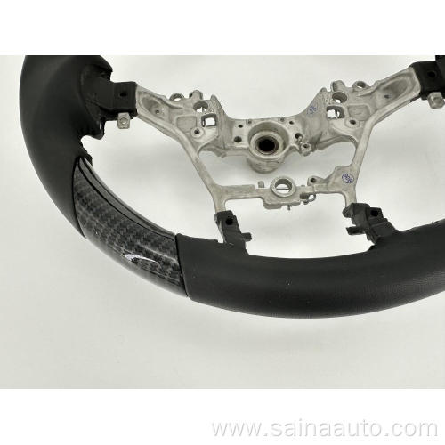 Toyota leather steering wheel